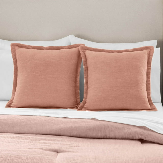 Member's Mark 2-Pack Reversible Cotton Slub Pillows