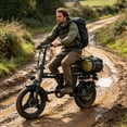 thumbnail image 6 of ASKGO F12 1200W Peak Motor ,Folding Electric Bike for Adults Teens ,14'' Commuting Bike, Max 30MPH/35 Miles E-Bike ,3 Speed Double Mini Electric Bike, UL2849, 6 of 11