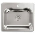 thumbnail image 7 of Kohler Staccato Top-Mount Single Bowl Kitchen Sink With Single Faucet Hole, Stainless Steel, 7 of 7