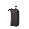 thumbnail image 2 of Genuine Leather Car Key Holder Wallets Keychain Covers Zipper Key Case Bag Keys Housekeeper Organizer Car Accessories Exquisite Stylish Strong And Durable Multifunctional Key Pack, 2 of 6