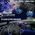 thumbnail image 6 of 2 Pack Switch Controller, QQV Wireless Switch Controller for Nintendo Switch 2/Switch/Lite/OLED with Programmable, Wake-up,Turbo, 6 of 7