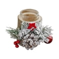 thumbnail image 2 of Candelabro de Navidad Soledad de vidrio para cena Portavelas 115x11cm, 2 of 9