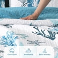 thumbnail image 3 of Juego de ropa de cama HORIMOTE HOME Coastal Colt reversible azul 229 x 244 cm, 3 of 9