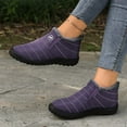 thumbnail image 5 of Chenyee Womens Snow Boots Comfortable Slip On Fleece Lined Outdoor Winter Warm Non Slip Work Ankle Booties, 5 of 8