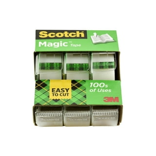 Scotch Gift Wrap Tape, 1 Roll on Handheld Dispenser 19 mm x 15 m + 2 Refill  Rolls 19 mm x 25 m – for Christmas Gift Wrapping, for Christmas Presents