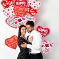 thumbnail image 3 of Globos YOUDICT Heart para el día de San Valentín, 18 pulgadas, rojo, rosa y blanco, 3 of 7