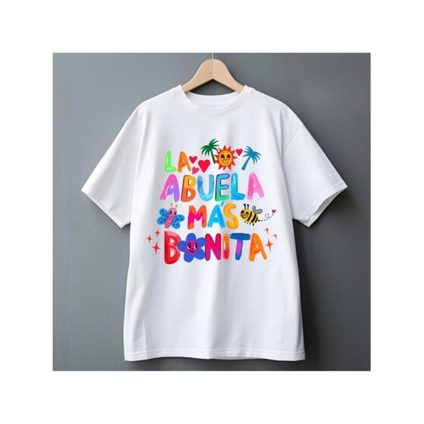 La abuela Mas Bonita Shirt - Spanish Grandma Tee graphic tees- Bilingual Family Gift vintage - Heritage Cotton Top - Cultural apparel