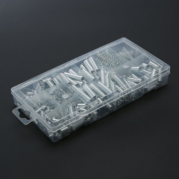 Metal assortment spring kit pressure spring suit extension tension springs electrical hardware spring steel spring kit