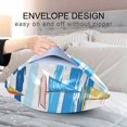 thumbnail image 4 of Yayeee Pillowcase King Size Set of 2 Satin Wrinkle Resistant Pillow Case, Yellow Sailboats, 4 of 7