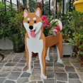 thumbnail image 2 of Dalmation Dog Pot de Jardin Extérieur Ornement de Patio pour Fleurs Y4S2, 2 of 9