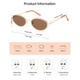 thumbnail image 5 of Lentes de Sol SOJOS Ovalados Redondos de Moda Polarizados SJ1248, 5 of 5