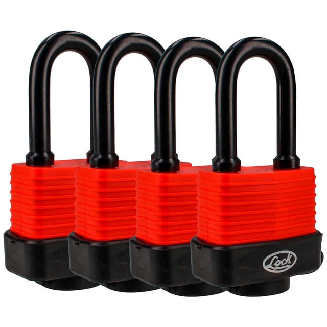 Candados Impermeables Lock Juego 4 Pzas 40mm Seguridad J4CIL