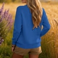 thumbnail image 6 of Perfectbot Women's V Neck Knit Sweater, Long Sleeve Loose Fit Fall & Spring Top with Ribbed Trim, 6 of 7