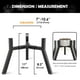 thumbnail image 5 of Tazón Elevado para Perros Grandes con Soporte Ajustable de 7 a 10.6 Pulgadas de Alto 11 Pulgadas, 5 of 6