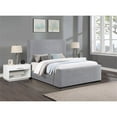 thumbnail image 2 of Meridian Furniture Oliver Grey Fabric Queen Bed, 2 of 8