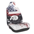 thumbnail image 1 of Fotbe American Flag Eagle Art Funda para Asiento de Auto con Estampado – Impermeable y Antisudor – Ajuste Universal, Lavable a Máquina, Antideslizante (1 Pieza), 1 of 5