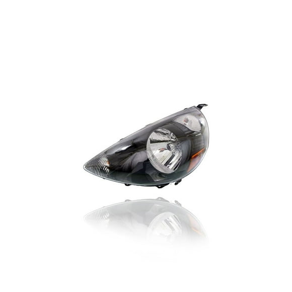 Headlight - TYC Compatible/Replacement for '07-08 Honda Fit - Night Hawk Black (Code B92P) - Left Hand - Driver - 33151SLNA01ZC