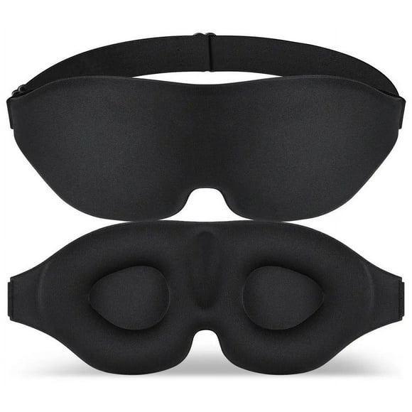 Masque pour les Yeux de Sommeil Voyage aviation Noir Masque pour les Yeux Sans Nez Masque pour les Yeux 3d Stéréo Occultant en stock