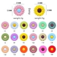 thumbnail image 2 of Cuentas de flores de silicona Cuentas de silicona Cuentas de gel para dientes Accesorios para pulseras Cuentas redondas, 2 of 6