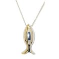 thumbnail image 1 of Collier Poisson Forme Libre sur Carte, 1 of 1