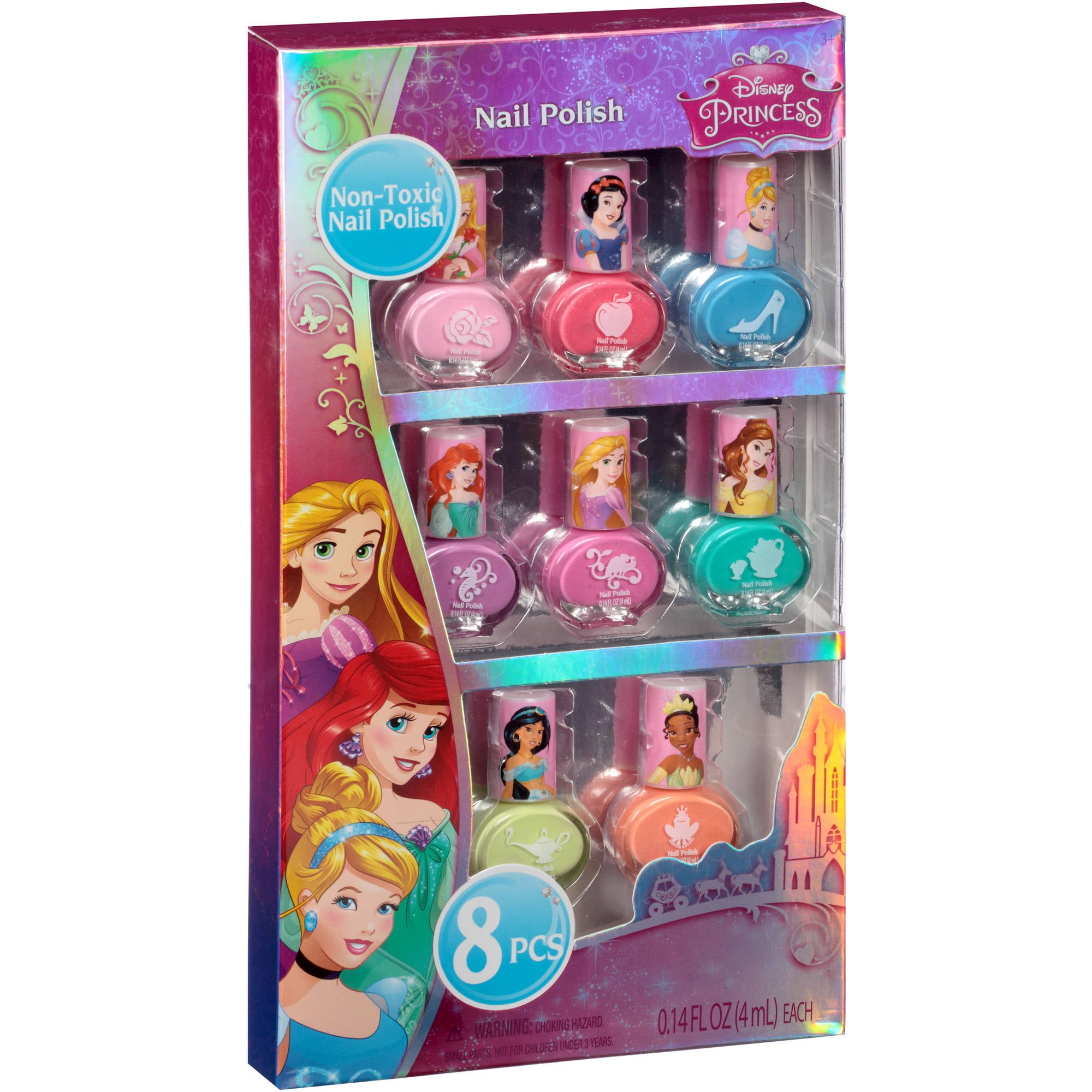 Disney Princess Nail Polish Gift Set, 8 pc