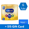 [$15 Savings] Enfamil NeuroPro Infant Formula Reusable Powder Tub, 20.7 oz (6 Pack) with Free $15 eGift card