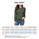 thumbnail image 5 of Sudadera con mangas abullonadas Nikou cuello redondo para mujer blusa de manga larga, 5 of 5