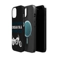 thumbnail image 2 of DistinctInk Tough Case for Apple iPhone 14 PLUS (6.7" Screen), Compatible with MagSafe Charging - I Don't Snore, I Dream I'm a Motorcycle, 2 of 6