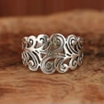 thumbnail image 2 of EOEMY Simple Women Men Rings 925 Silver Rings Women Party Jewelry Gift Rings Size 6-10-6-Silver, 2 of 7