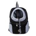 thumbnail image 1 of Dog Carrier Backpack Pet Puppy Carrier Front Pack Breathable Head Out Design with Reflective Safe Dog Backpack, 1 of 7