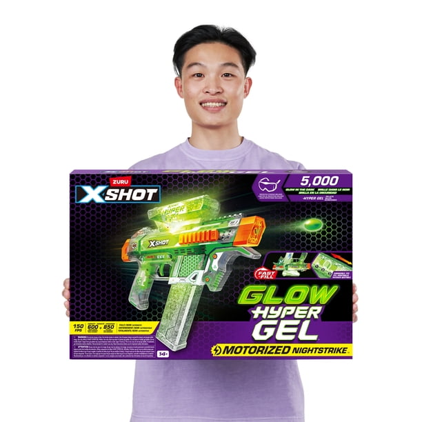 XSHOT Hyper Gel Glow in the Dark NightStrike (5000 Gel Pellets