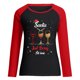 thumbnail image 2 of Gibobby Ropa de entrenamiento cómoda para mujer informal de casa con estampado navideño para mujer (Multicolor, L), 2 of 3