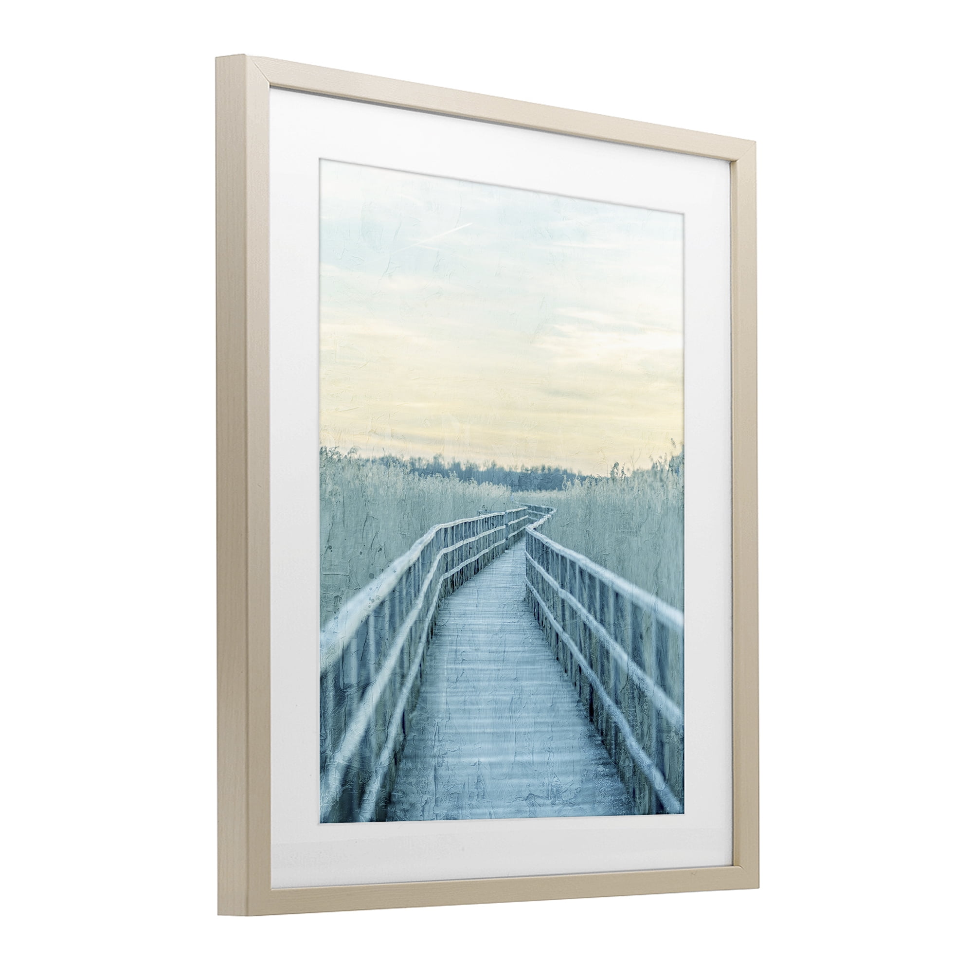 Stupell Industries Wooden Pier Boardwalk Birch Framed Print Under Glass, design by Kim Allen
