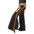 thumbnail image 2 of 19JT Medium Tough 1 Suede Leather Cutting Show Horse Chaps Brown, 2 of 2