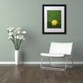 thumbnail image 2 of Trademark Fine Art "A Lone Yellow Tulip" Canvas Art by Kurt Shaffer, White Matte, Black Frame, 2 of 4