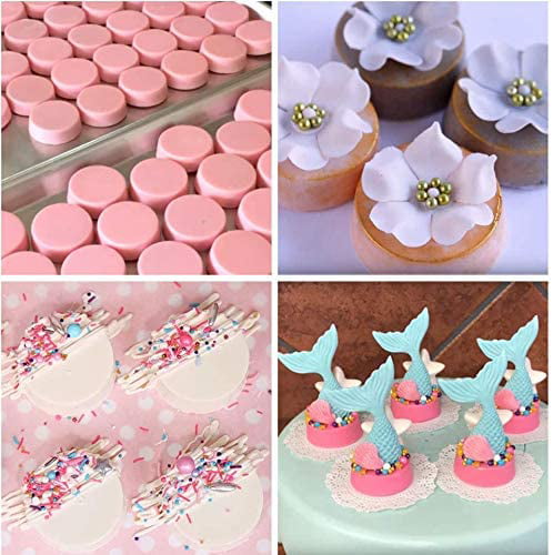 Skyeye 4-Cavity Heart-Shape Silicone Cake Mould Ice Cube Cake Cupcake Cookie Pudding Mold Baking Tools for Homemade Soap Chocolate Cupcake Pink 