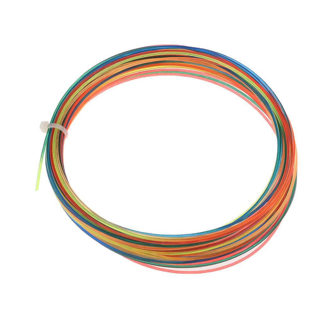12m 1.3mm High Elastic Tennis Racket Racquet Rainbow String Thread Line Reel 