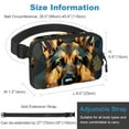 thumbnail image 3 of Shepherd Dog Fanny Pack for Women Men - Waist bag with Pockets, Gifts for Enjoy Sports Traveling Workout Casual Hands-Free crossbody bags Fits Phone, 3 of 6