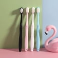 thumbnail image 2 of 4 Pcs Ten thousand fine soft hair Extra Soft Toothbrush For Sensitive Gums, Micro-nano Manual Toothbrush With, 2 of 7