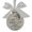 White A, variant on Feather Printed Plastic Pendant Light Style Ornament for Home Decoration, Elegant Design, Suitable for Gifting and Personal Use, White B