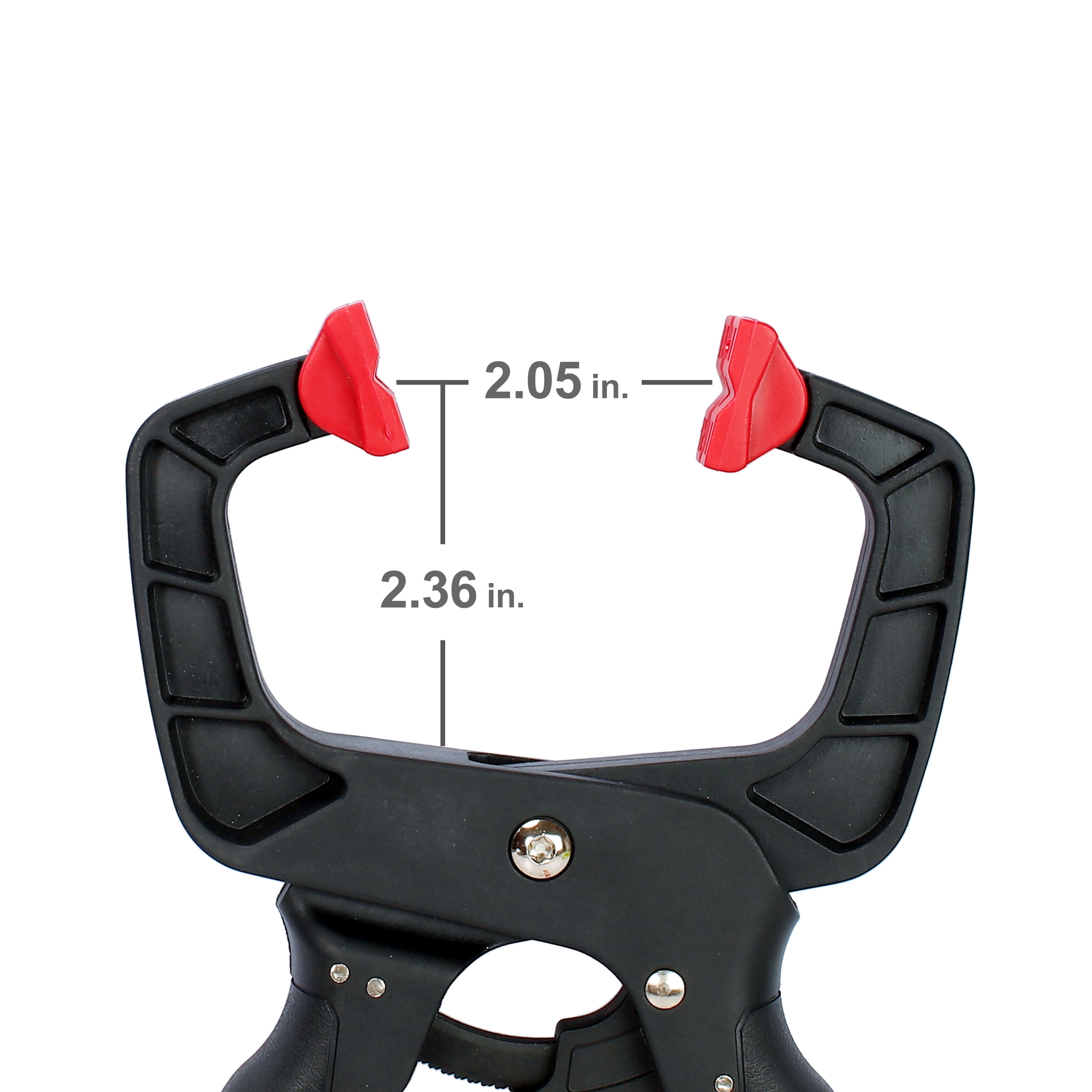 (2 pack) Hyper Tough 2-inch Ratcheting Clamp with Quick-Release Grip