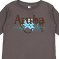thumbnail image 4 of Inktastic Aruba Boys or Girls Long Sleeve Toddler T-Shirt, 4 of 5