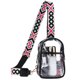 thumbnail image 5 of Bolso Bandolera Transparente para Mujer Con Correa Jacquard Bolso Concierto Diario para Mujer (Negro 1), 5 of 9