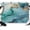 Teal Green Sky Blue Mist Blue, variant on Cartoon Games Backdrop for Photography, Fabric Photo Background Backdrop, Black Modern Funny Abstract Art Photo Booth Background for Portrait Photoshoot Video Wedding Studio Decoration Banner 7x5ft