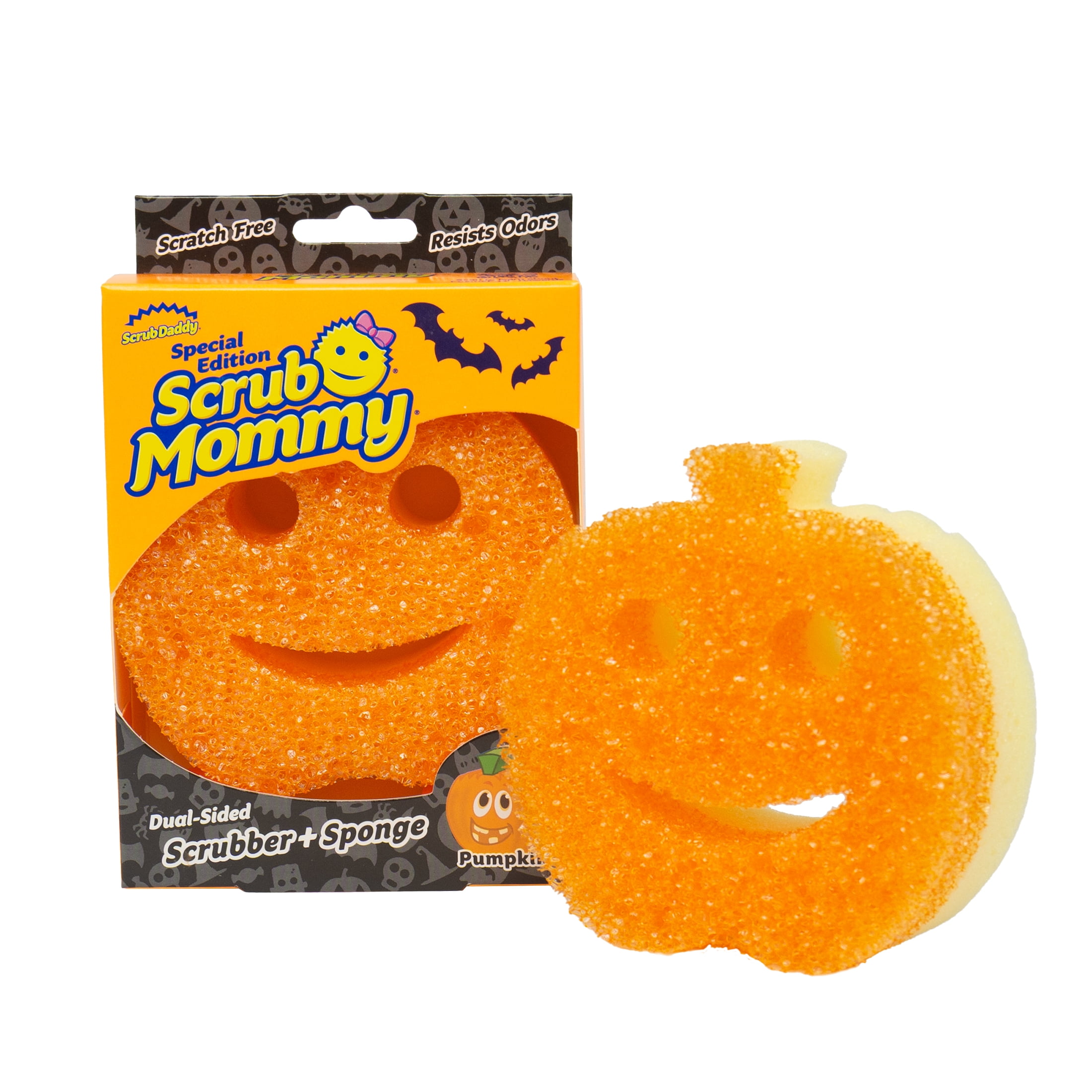 Scrub Daddy Scrub Mommy Halloween Pumpkin Non-Scratch Cleaning