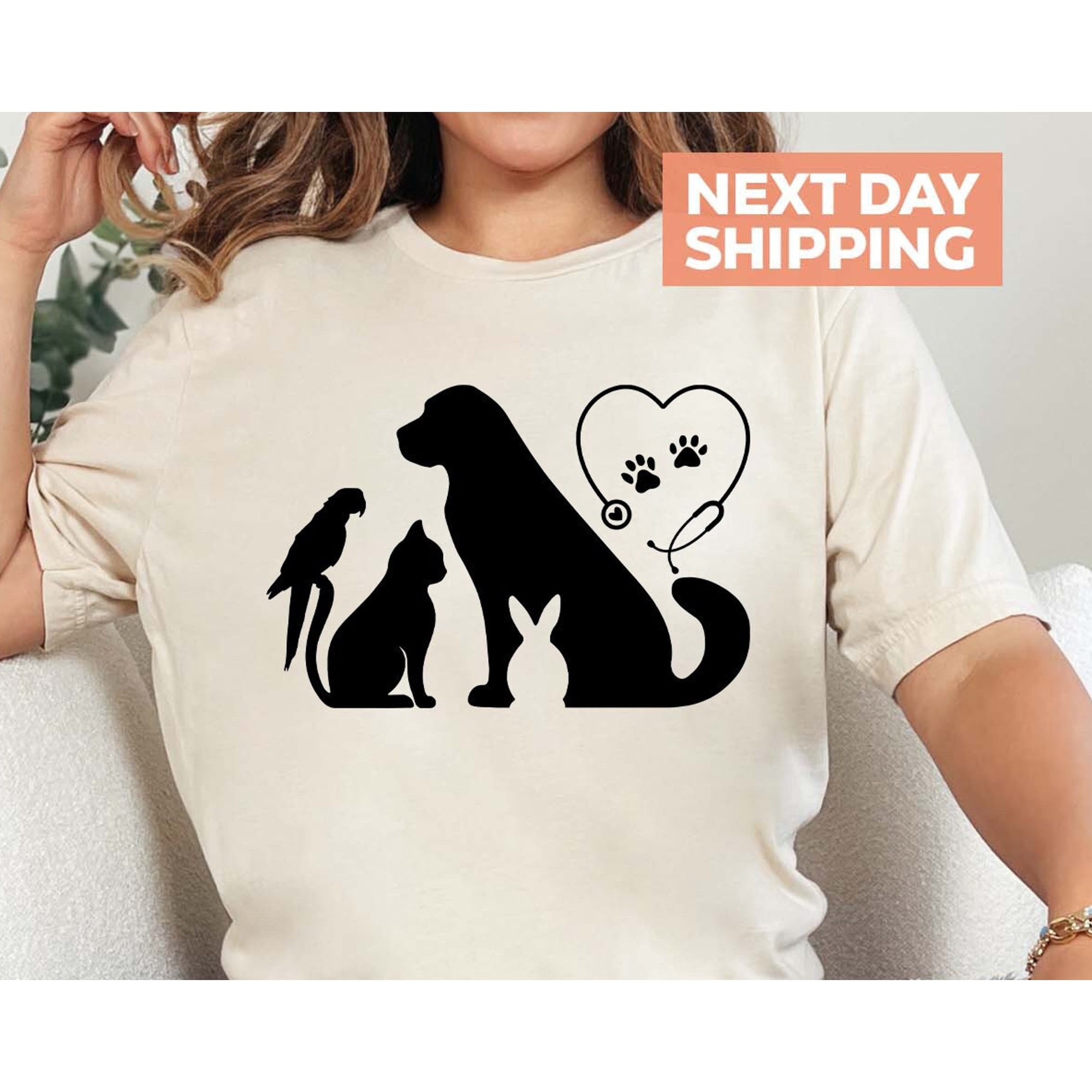 Veterinarian TShirt Animal Doctor Vet Tech Gift