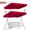 Red, variant on New 73 "x52" Swing Canopy Replacement Porch Top Cover Seat Patio Outdoor Furniture (Burgundy)