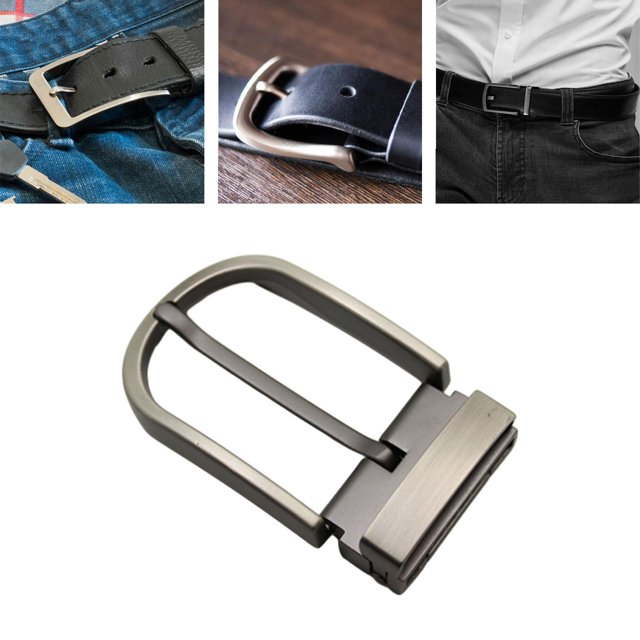 Aleación, Hebilla de cinturón, Reemplazo, Aleación de zinc de lujo reversible, Hombres para cinturón de 37 mm-39 mm, Informal de negocios, Hebilla Fernando Hebilla de cinturón para hombre