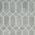 thumbnail image 4 of 3'x5' Slate Blue Hand Tufted Geometric Indoor Area Rug, 4 of 4