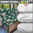 thumbnail image 6 of FOR U DESIGNS Santa Claus Christmas Tree Pattern 2 Pcs RV Dinette Cushion Covers Breathable Camper Cushion Slipcover Stretch 2 Seat Sofa Chair Cover Camper Seat Covers Dinette Booth, 6 of 7
